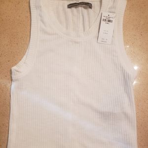 White crop tank